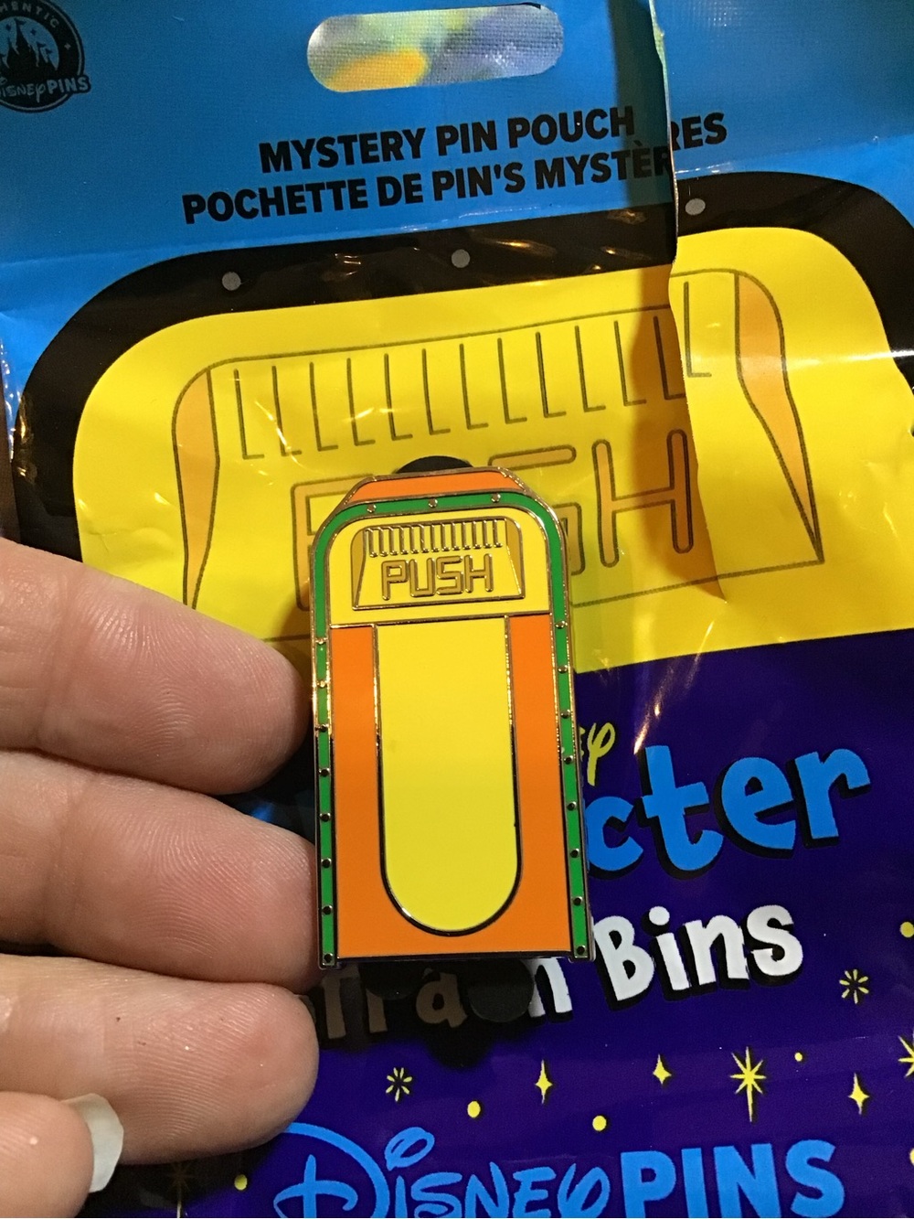 2025 disney parks character trash bins mystery pin orange bird